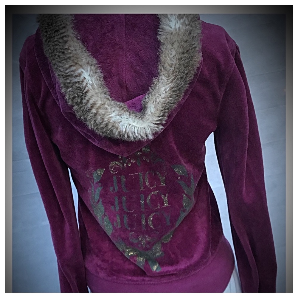 🤚SOLD✋Vintage Juicy Couture Sweatshirt Logo Sz S - Picture 3 of 8